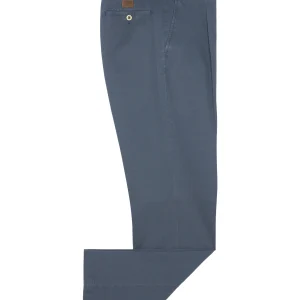 Pantalón chino azul efecto denim