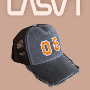 Gorra unisex LaSal Unique gris desgastado