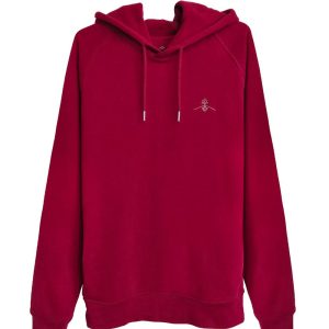 Sudadera capucha orgánica regular fit