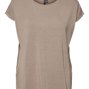 Camiseta cuello rendodo