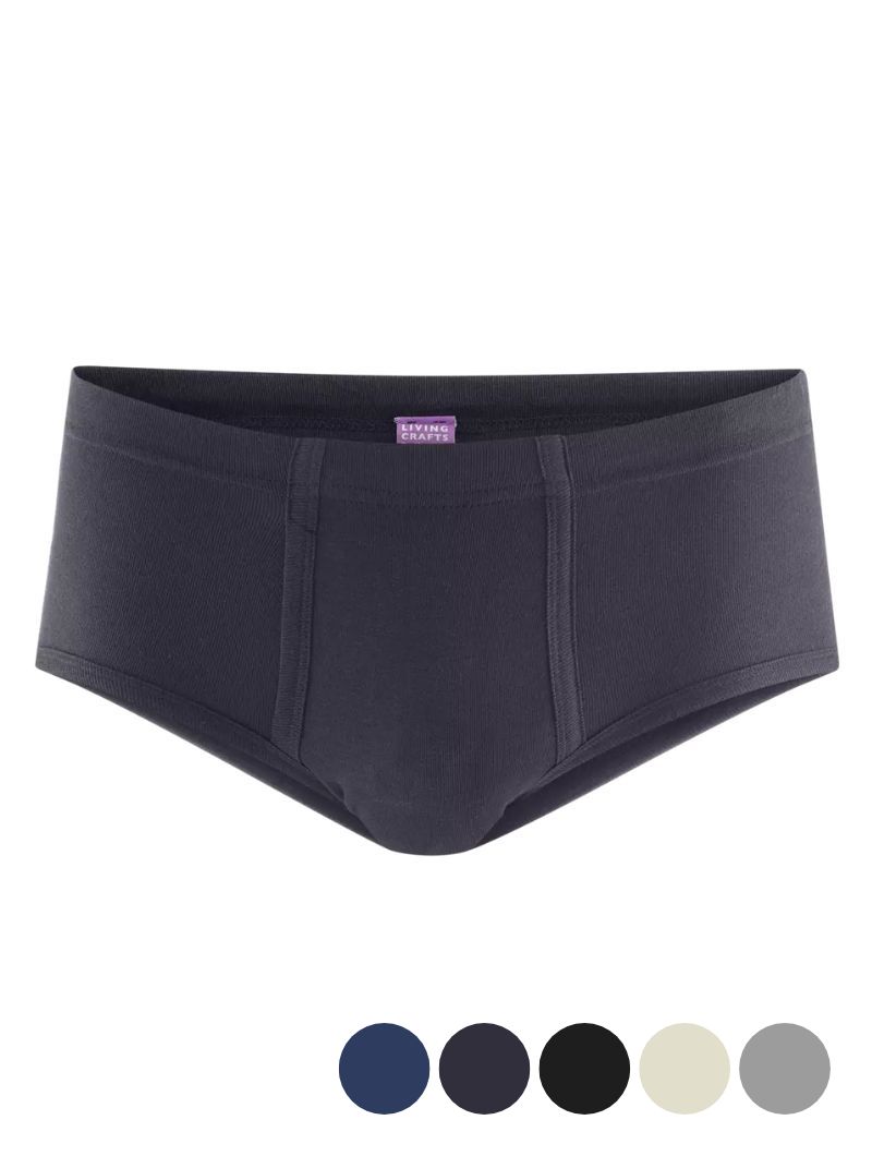 Calzoncillos cortos de 100% algodón orgánico para hombre