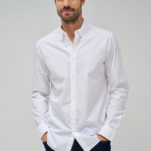 Camisa Salsa básica slim fit blanca