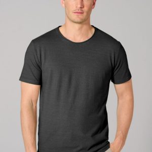Camiseta corte recto hombre de cáñamo y algodón orgánico
