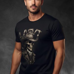 Camiseta de hombre La Sal TEXAS Negro