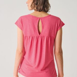 Camiseta espalda lágrima de cáñamo y algodón orgánico