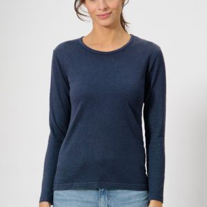 Camiseta manga larga básica mujer 100% orgánica