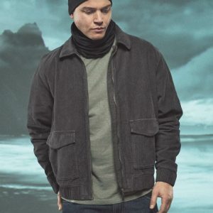 Cazadora de pana hombre de cáñamo y algodón orgánico