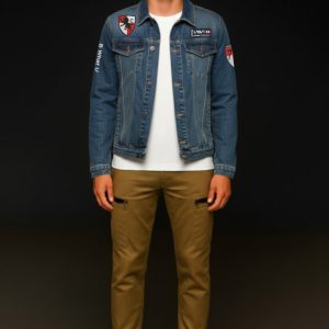 Cazadora vaquera La Sal Lions Azul