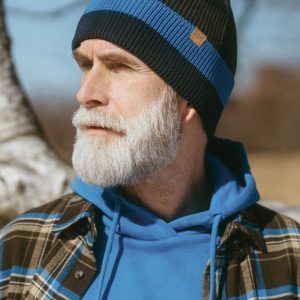 Gorro bicolor de 100% algodón orgánico