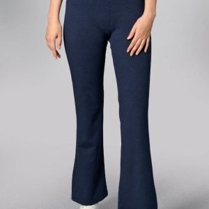 Leggins acampanados para mujer de cáñamo y algodón orgánico