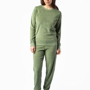 Pijama felpa mujer de algodón orgánico