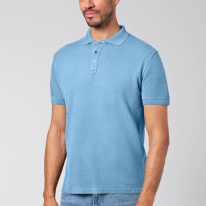 Polo clásico hombre de cáñamo y algodón orgánico